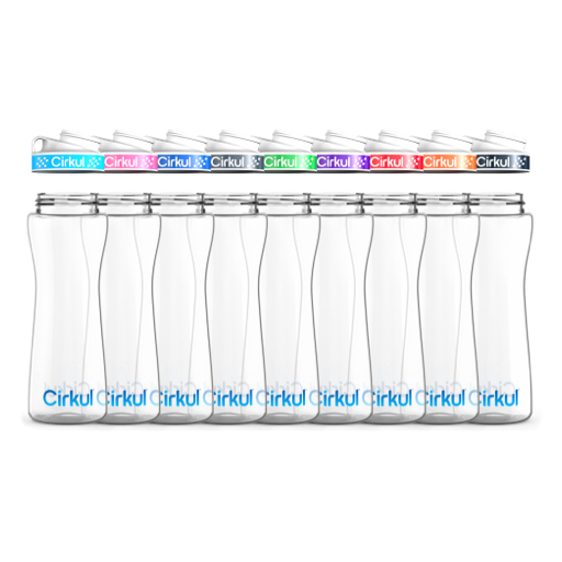 22oz. Plastic Bottle & Comfort Grip Lid L1