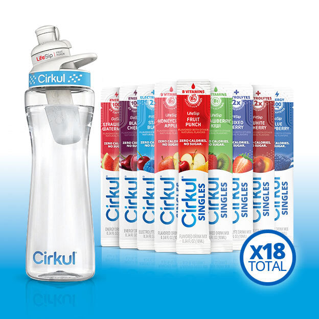 22oz. Plastic Bottle & GoSip® Black Cherry J0