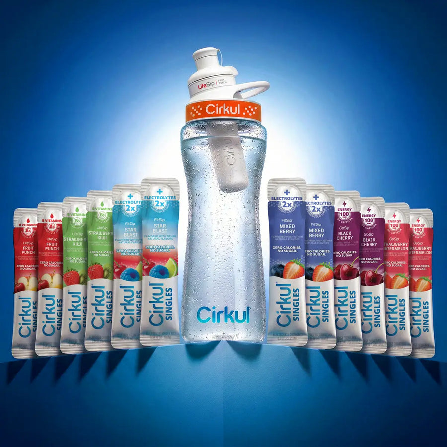 22oz. Plastic Bottle. LifeSip® Fruit Punch. & 18pk Singles Y5
