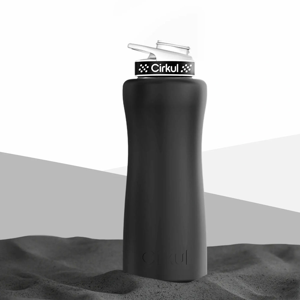 32oz. Matte Black Stainless Steel Bottle W5