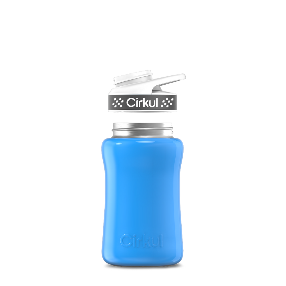 12oz. Stainless Steel Bottle & Comfort Grip Lid Y6