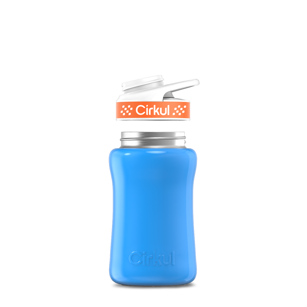 12oz. Stainless Steel Bottle & Comfort Grip Lid H4
