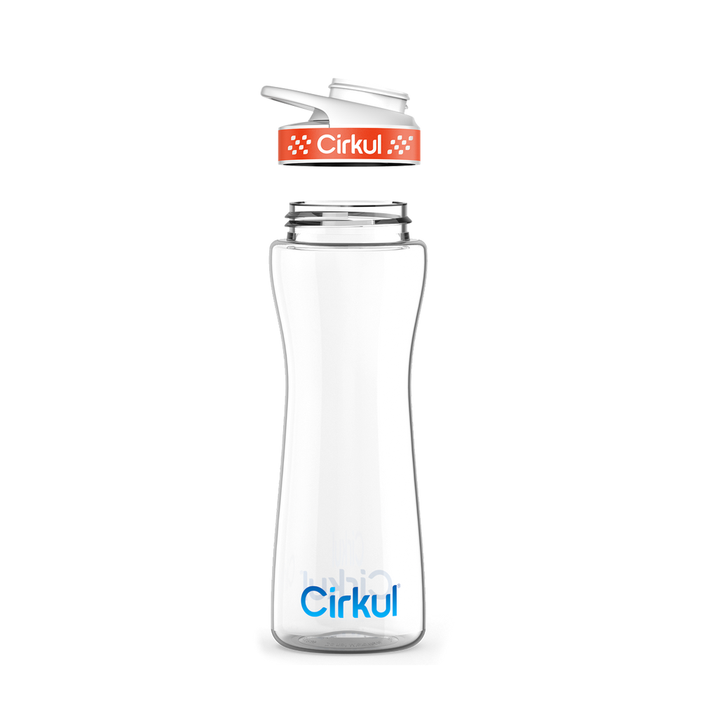 22oz. Plastic Bottle & Comfort Grip Lid H6