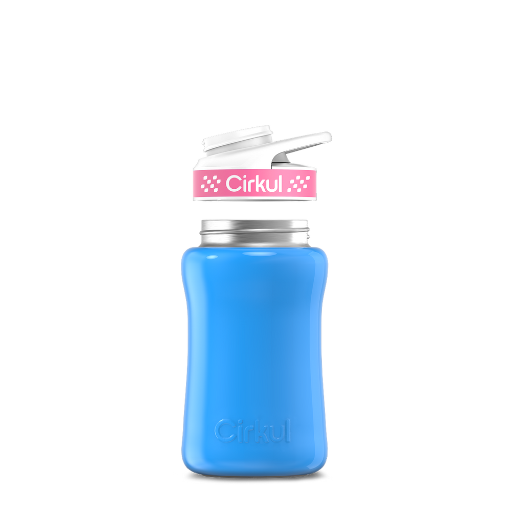 12oz. Stainless Steel Bottle & Comfort Grip Lid Y6