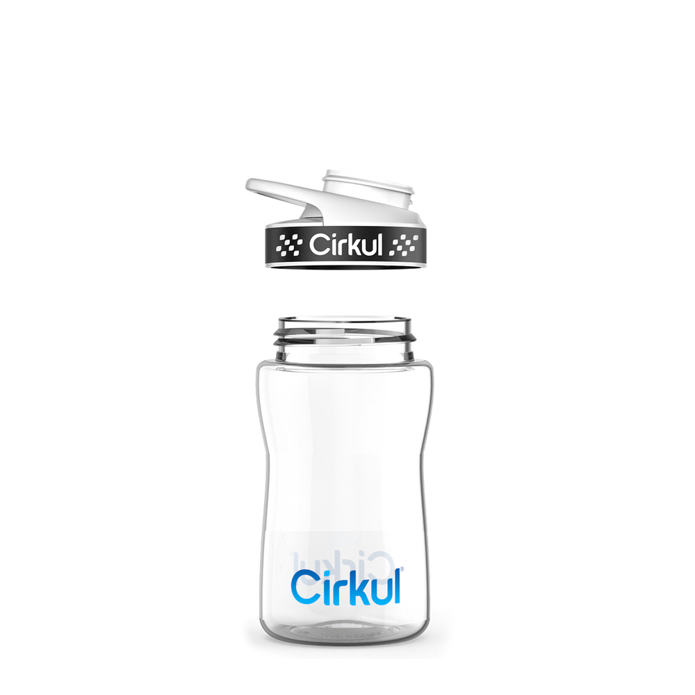 12oz. Plastic Bottle & Comfort Grip Lid J6