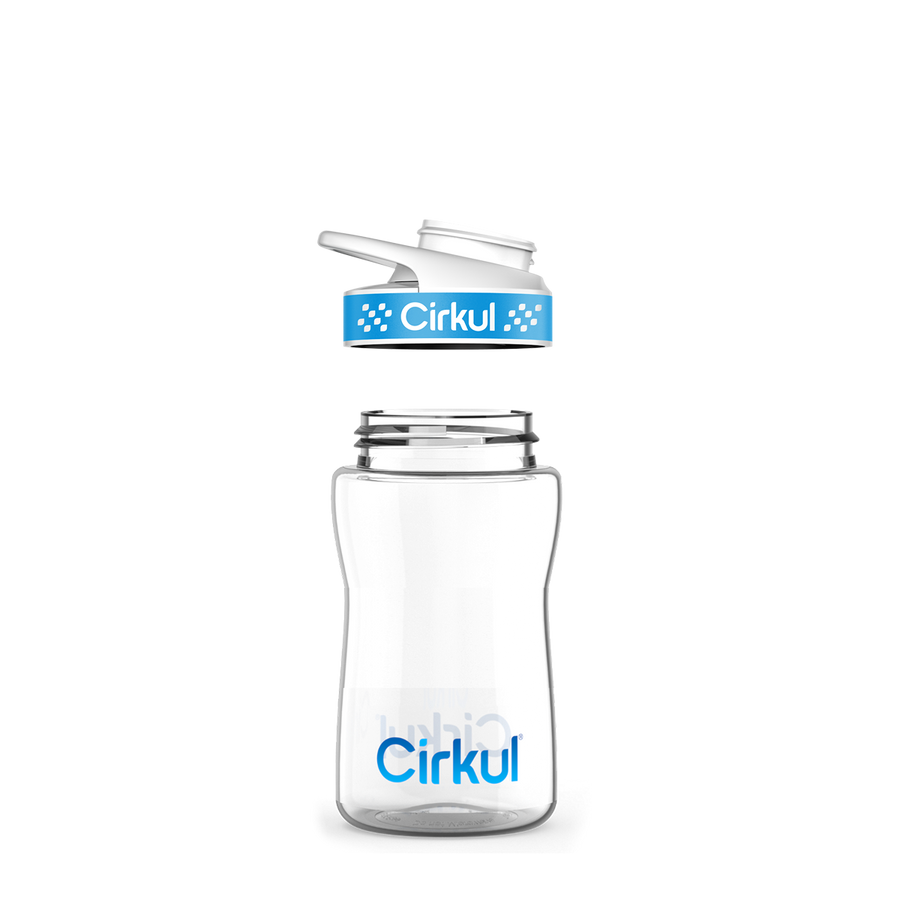 12oz. Plastic Bottle & Comfort Grip Lid J6