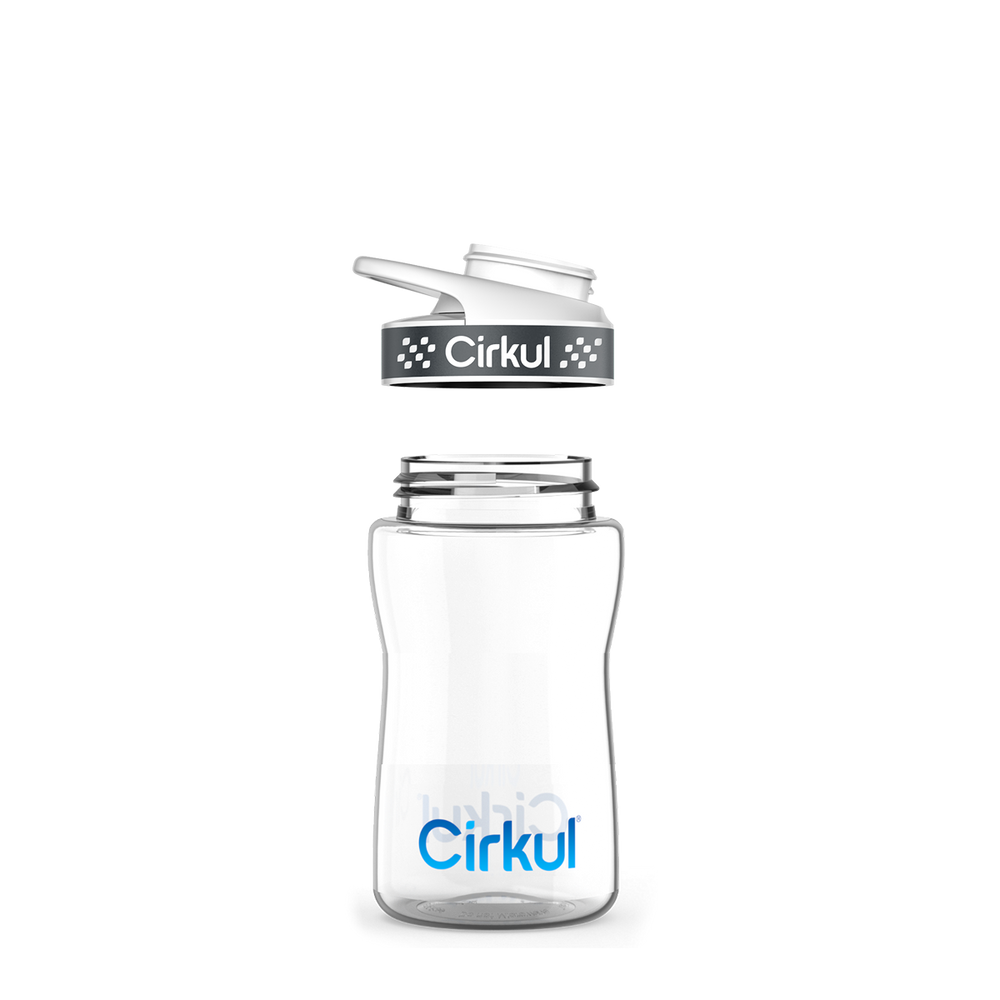 12oz. Plastic Bottle & Comfort Grip Lid J6