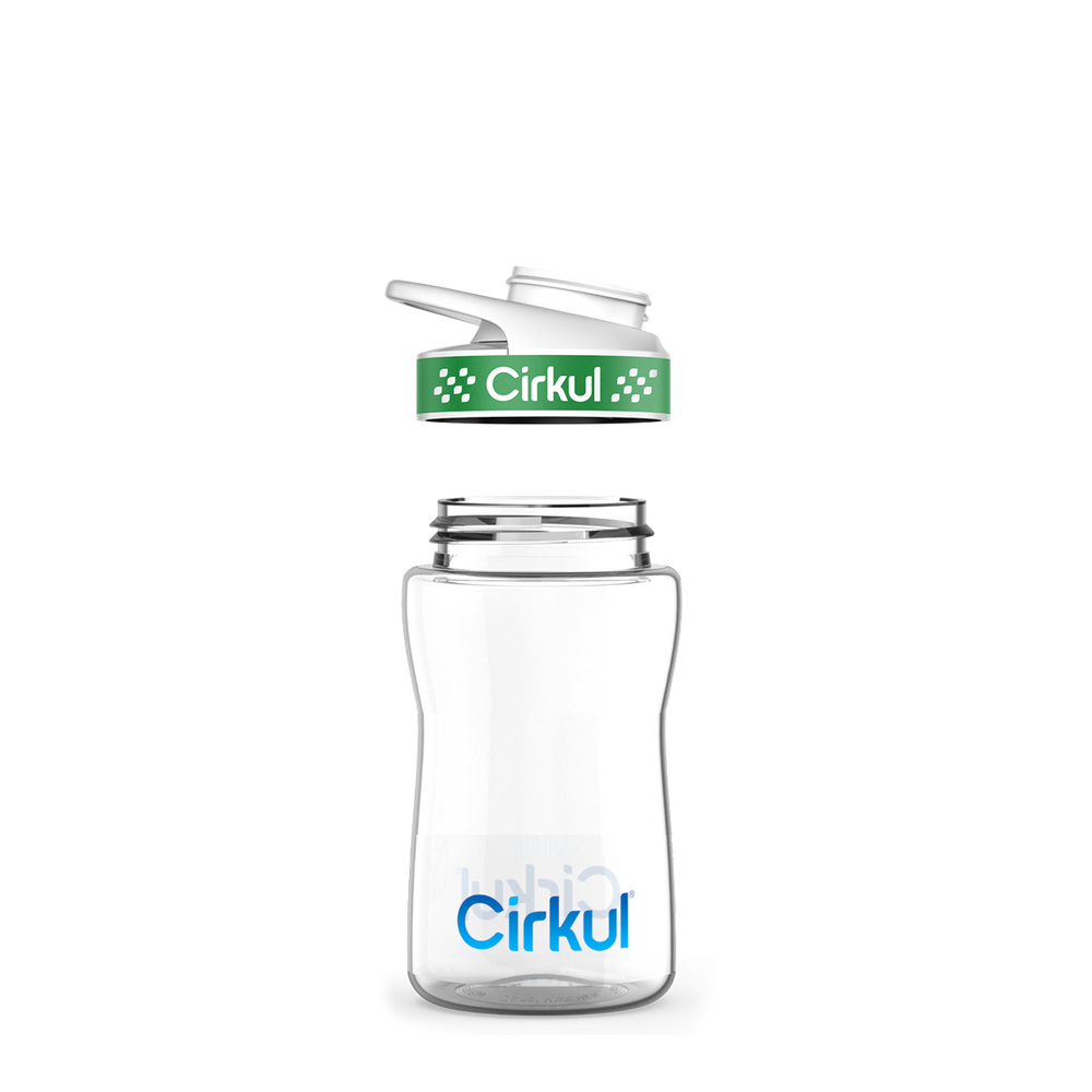 12oz. Plastic Bottle & Comfort Grip Lid J6
