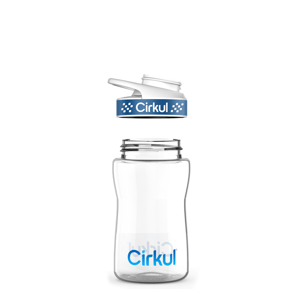 12oz. Plastic Bottle & Comfort Grip Lid J6