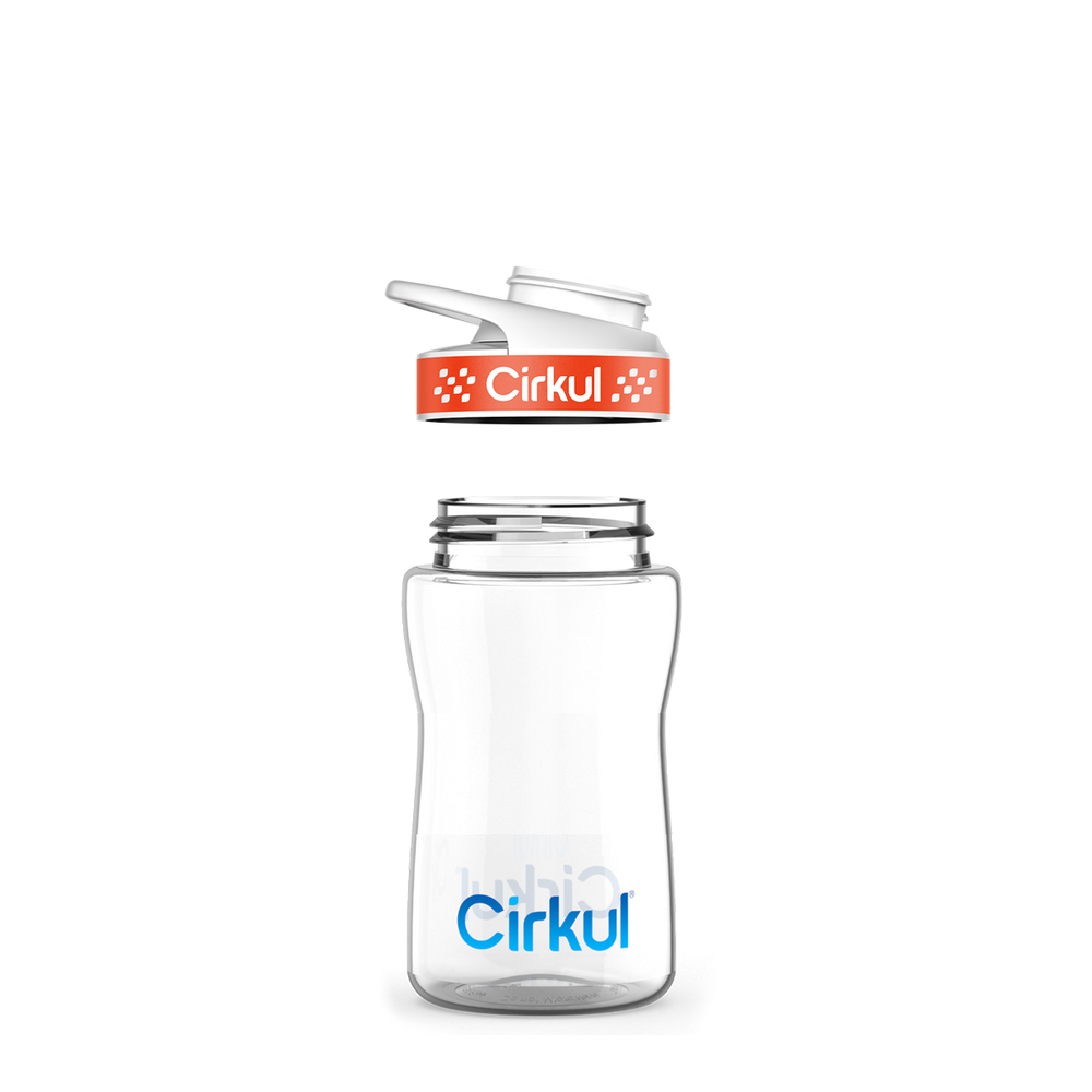 12oz. Plastic Bottle & Comfort Grip Lid J6