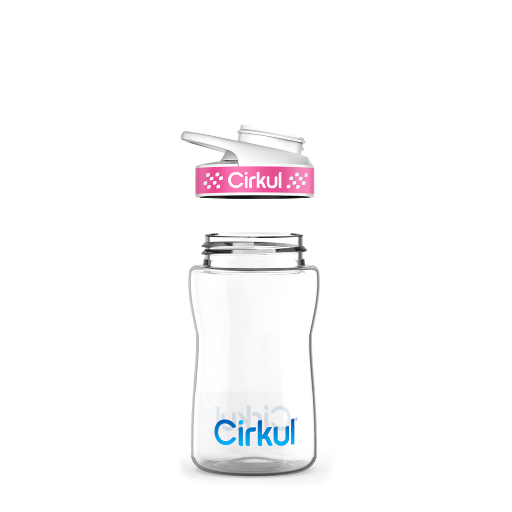 12oz. Plastic Bottle & Comfort Grip Lid J6