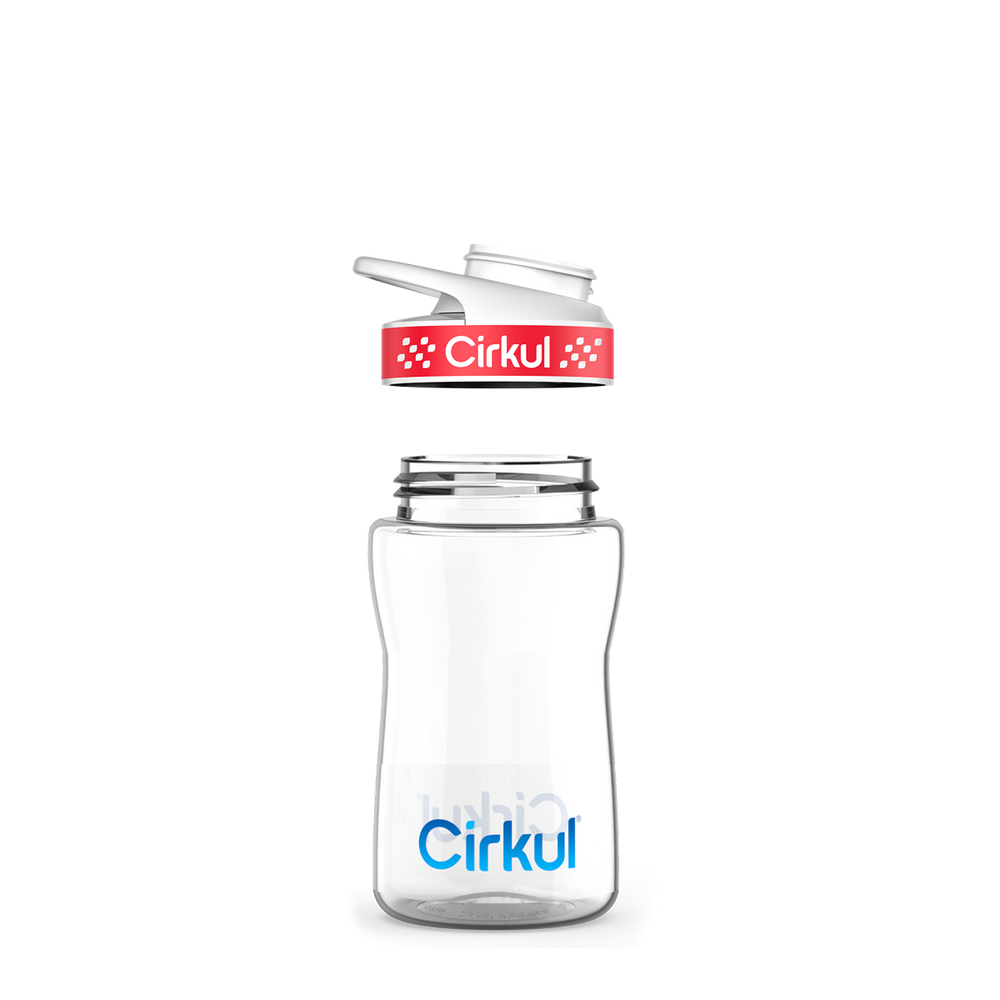 12oz. Plastic Bottle & Comfort Grip Lid J6