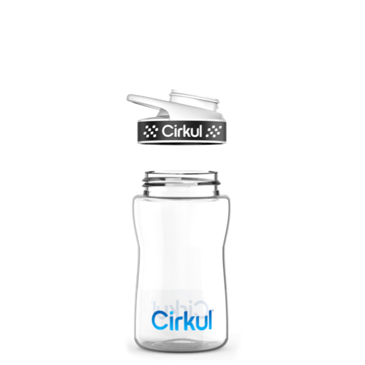 12oz. Plastic Bottle & Comfort Grip Lid G9