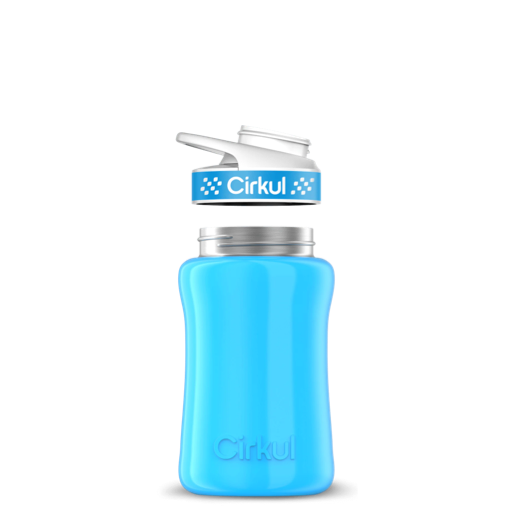 12oz. Stainless Steel Bottle & Comfort Grip Lid T8