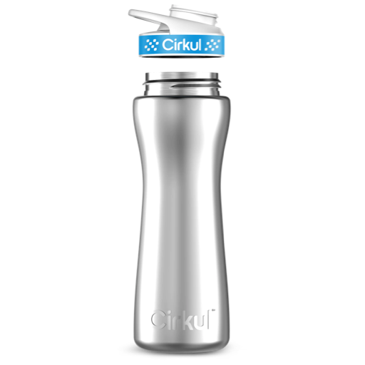 22oz. Stainless Steel Bottle & Comfort Grip Lid M8