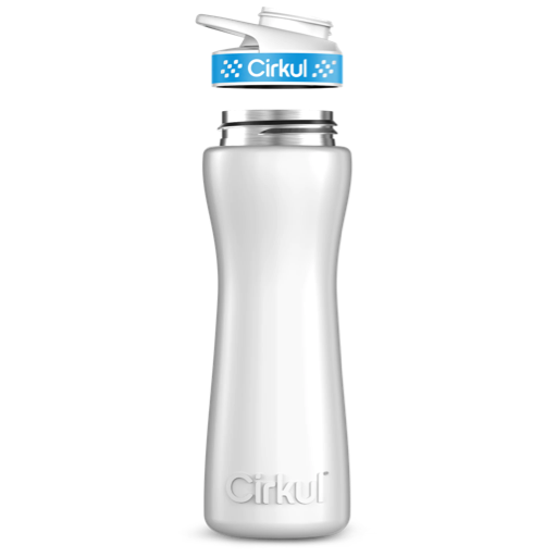 22oz. Stainless Steel Bottle & Comfort Grip Lid M8