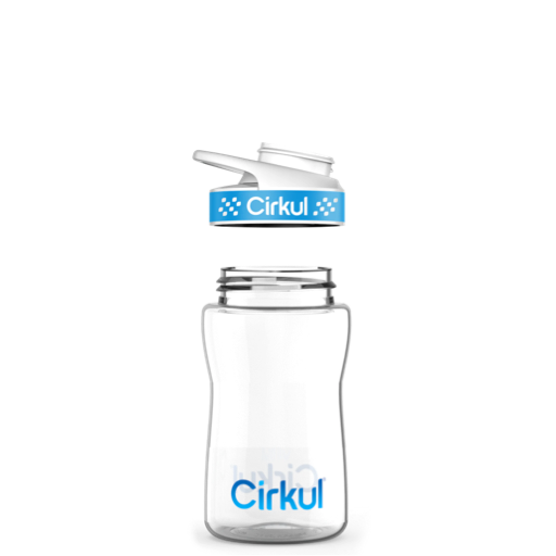12oz. Plastic Bottle & Comfort Grip Lid G9