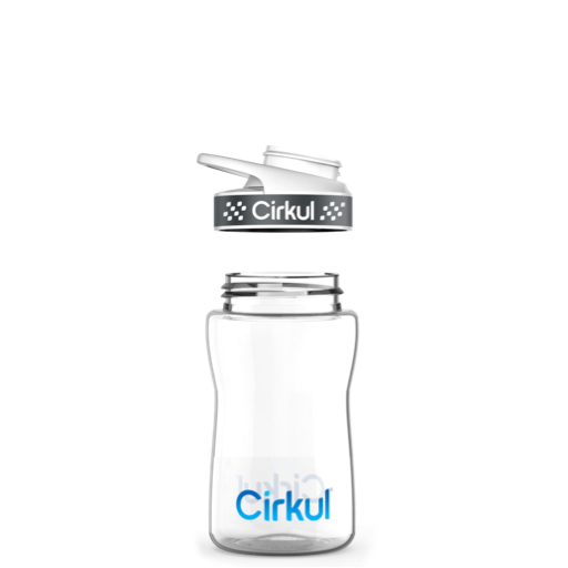 12oz. Plastic Bottle & Comfort Grip Lid G9