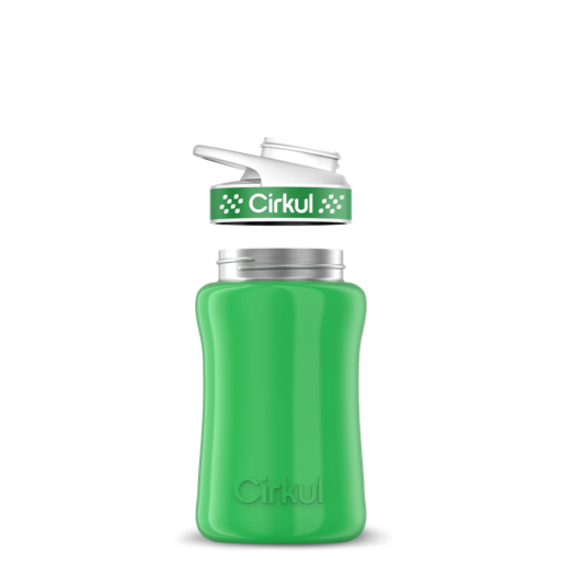 12oz. Stainless Steel Bottle & Comfort Grip Lid T8