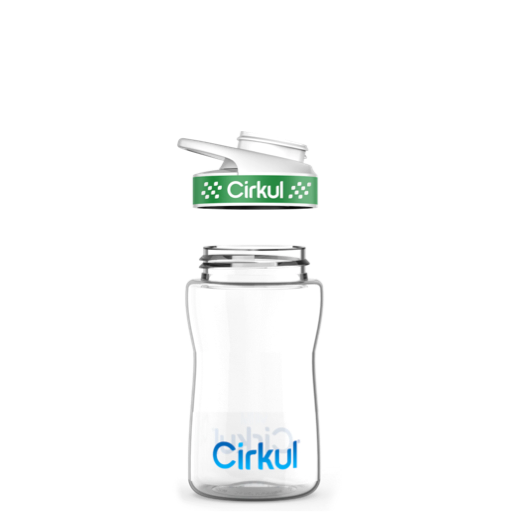 12oz. Plastic Bottle & Comfort Grip Lid G9