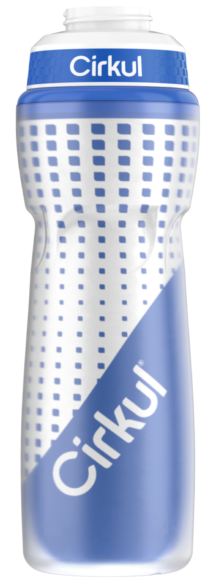 22oz. Insulated Squeeze Plastic Bottle & Sport Lid J4