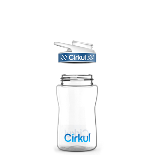 12oz. Plastic Bottle & Comfort Grip Lid G9