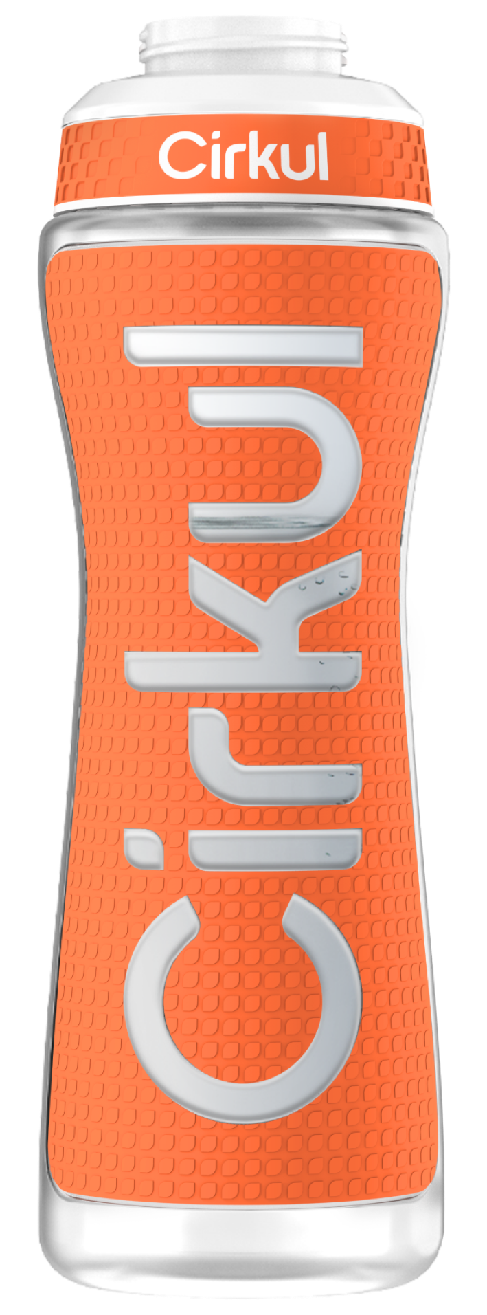 22oz. Grip Squeeze Plastic Bottle & Sport Lid H2
