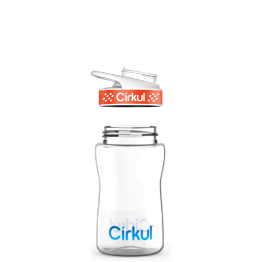 12oz. Plastic Bottle & Comfort Grip Lid G9