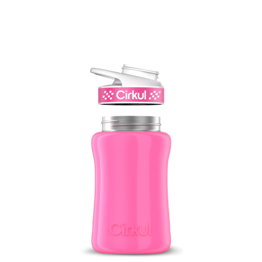 12oz. Stainless Steel Bottle & Comfort Grip Lid T8