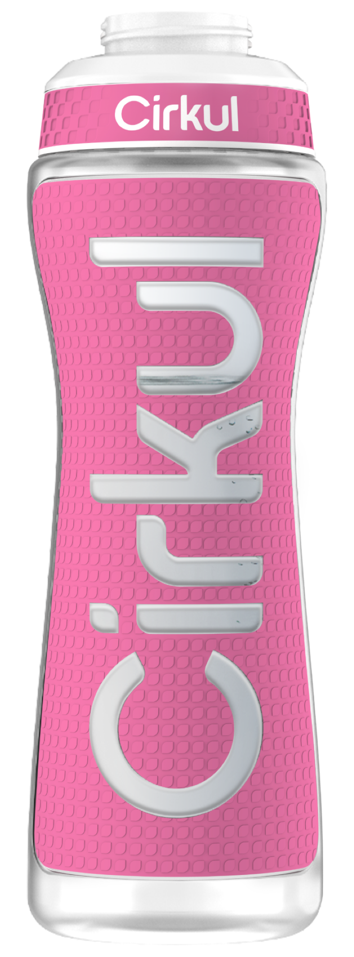 22oz. Grip Squeeze Plastic Bottle & Sport Lid H2