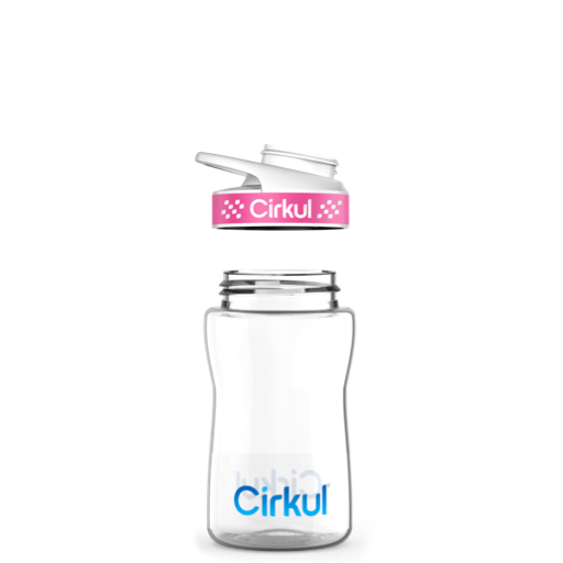12oz. Plastic Bottle & Comfort Grip Lid G9