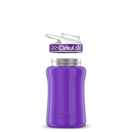 12oz. Stainless Steel Bottle & Comfort Grip Lid T8