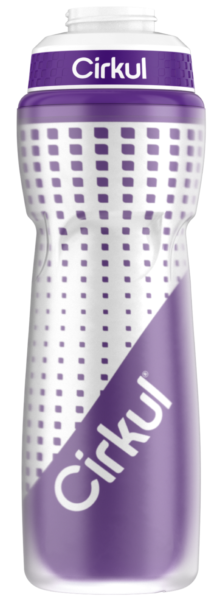 22oz. Insulated Squeeze Plastic Bottle & Sport Lid J4