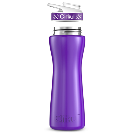 22oz. Stainless Steel Bottle & Comfort Grip Lid M8