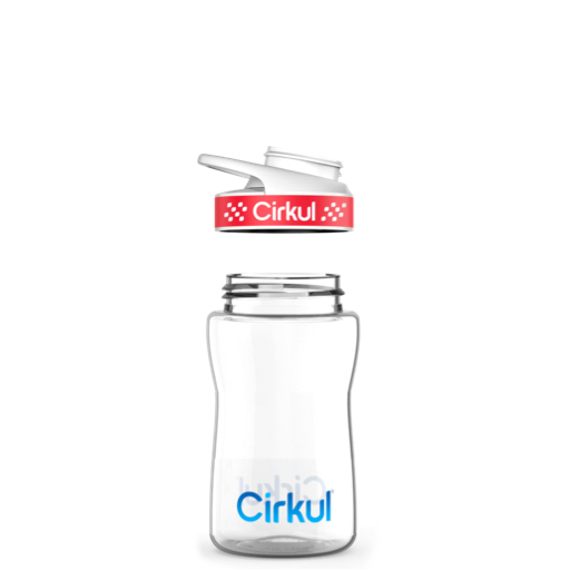 12oz. Plastic Bottle & Comfort Grip Lid G9
